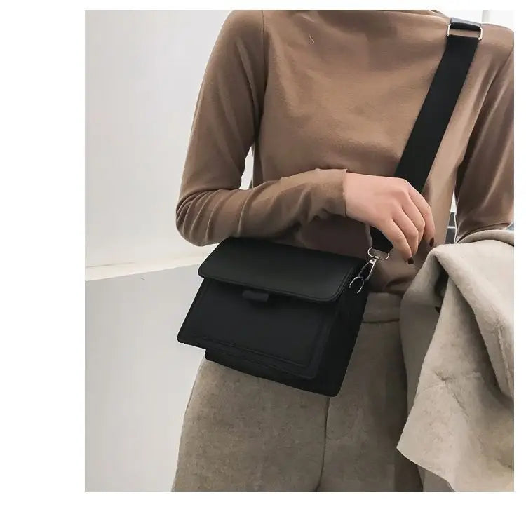 Classic Designer PU Leather Crossbody Bag for Women