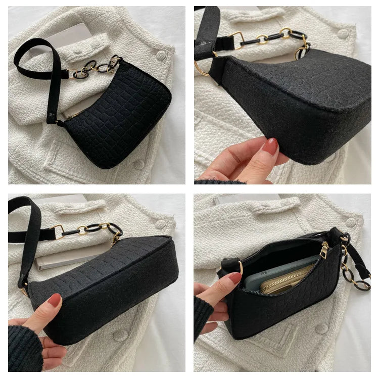 Lady Felt Armpit Design Luxury Bag