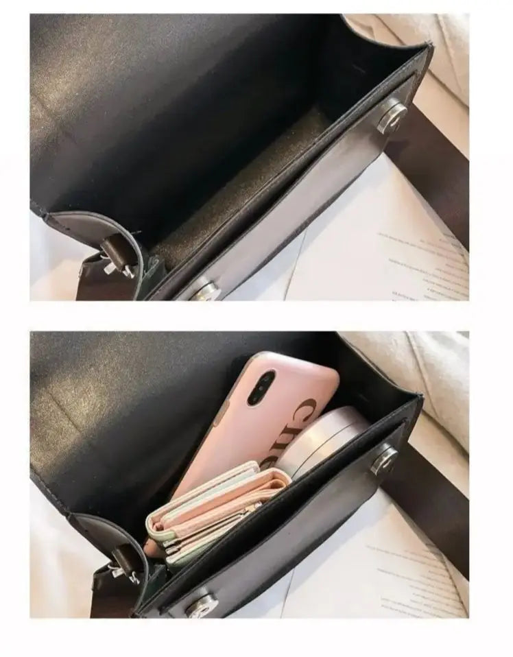 Classic Designer PU Leather Crossbody Bag for Women