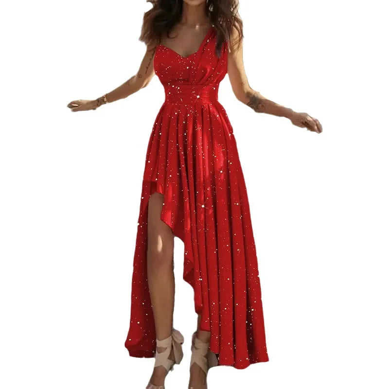 Women Evening Dresses Sexy Elegant Red Cockta Gown Dress 2025