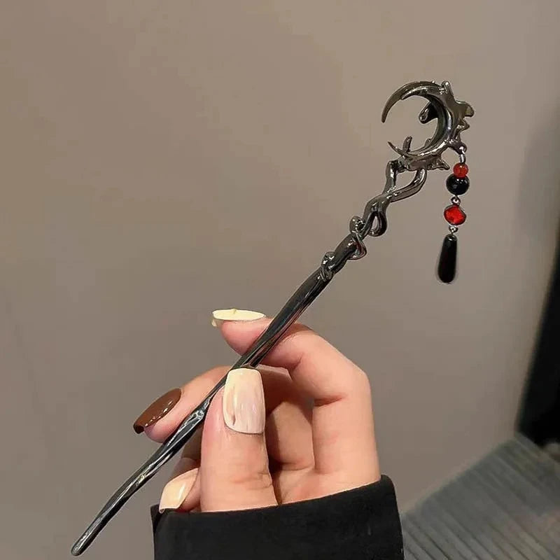 2024 New Chinese Style Butterfly Flower Tassel Hair Stick for Women
